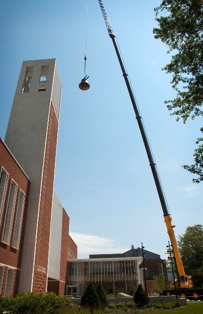 Carillon bells installation